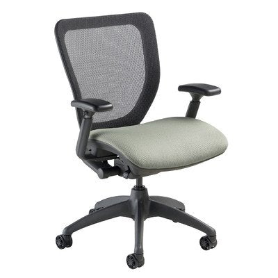 Mid-Back WXO Office Chair Seat Color: Mystic Gray