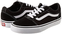 Load image into Gallery viewer, Vans Boy's^Boy's^Boy's Ward Low-Top Sneakers, Black ((Suede/Canvas) Black/White Iju), 13 UK
