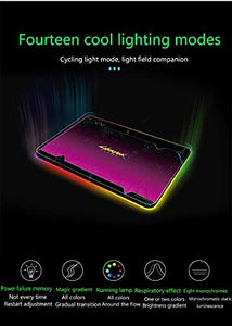 Gaming Mouse Pads Anime Solo Leveling Large Size RGB Mouse Pad Art Rubber PC Computer Gaming Mousepad Desk Mat Locking Edge for CS GO,300X800mm