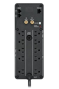 APC UPS 1500VA Sine Wave UPS Battery Backup, BR1500MS2 Backup Battery Power Supply with AVR, (2) USB Charger Ports
