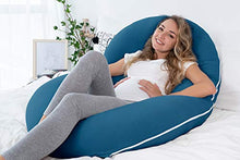 Load image into Gallery viewer, INSEN Pregnancy Body Pillow with Jersey Cover,C Shaped Full Body Pillow for Pregnant Women

