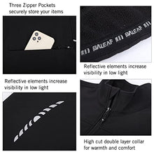 Load image into Gallery viewer, BALEAF Women&#39;s Windproof Thermal Softshell Cycling Running Winter Jacket Biking Cold Weather Waterproof Warm Black Size L
