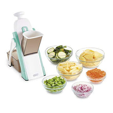 Load image into Gallery viewer, DASH Safe Slice Mandoline for Vegetables, Meal Prep &amp; More with Thickness Adjuster, Aqua
