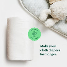 Load image into Gallery viewer, Naturally Natures Bamboo Disposable Diaper Liners (6PK) 600 Sheets Gentle and Soft, Chlorine and Dye-Free, Unscented, Biodegradable Inserts (Set of 6) 600 Liners
