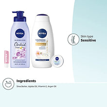 Load image into Gallery viewer, NIVEA In Bloom Variety Pack – 4 Piece with Body Lotion, Body Wash, Lip Balm, and Multipurpose Cream

