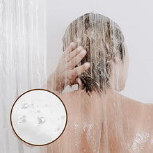 Load image into Gallery viewer, Barossa Design Plastic Shower Liner Clear - Premium PEVA Shower Curtain Liner with Rustproof Grommets and 3 Magnets, Waterproof Cute Lightweight Standard Size Shower Curtains for Bathroom - Clear
