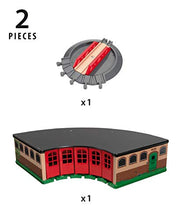 Load image into Gallery viewer, BRIO World - 33736 Grand Roundhouse | 2 Piece Toy Train Accessory for Kids Age 3 and Up
