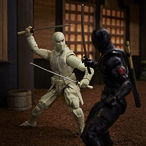 G.I. Joe Classified Series Snake Eyes: G.I. Joe Origins Storm Shadow Action Figure 17, Premium 6-Inch Scale Toy with Custom Package Art , White