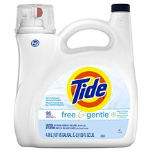 Load image into Gallery viewer, Tide Free &amp; gentle liquid laundry detergent, 96 loads, 138 Fl Oz

