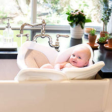 Load image into Gallery viewer, Blooming Bath Lotus Baby Bath Seat - Premium Baby Bathtub, Fits Most Sinks - Newborn &amp; Baby Essentials - Baby Gifts - 33" - Grey/Dark Grey
