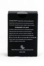 Load image into Gallery viewer, Knotty Floss Bamboo Activated Charcoal with Grapefruit Seed Extract Floss Picks - Eco-friendly, pick is made of natural CORNSTARCH not plastic! Vegan - 3 Pack
