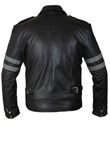 Load image into Gallery viewer, Fashion Avenue Men&#39;s Resident Evil Leon Kennedy Real Leather Jacket (L, Black)
