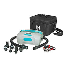 Load image into Gallery viewer, NIXY SUP Pump, Electric Air Pump for Inflatable Stand Up Paddle Boards 1 to 20PSI High Pressure, 12V Dual Stage &amp; Auto-Off Function - 7 Nozzles Great for Inflatable SUP, Kayaks, Boats &amp; Rafts
