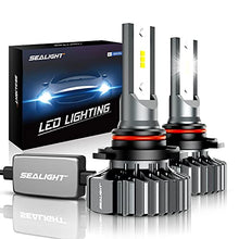 Load image into Gallery viewer, SEALIGHT Scoparc 9005/HB3 LED Bulbs, Plug and Play LED Headlamp Replacement Kit, 6000K Bright White, Halogen Replacement, Quick Installation, Pack of 2
