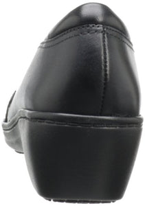 Clarks Women's Grasp Chime Slip-On Loafer, Black, 9.5 M US