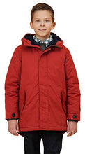 Load image into Gallery viewer, maoo garden Boys Winter Coat Kids Heavyweight Sherpe Lined Jacket Cotton Windproof Anorak Jacket Red 7-8Y
