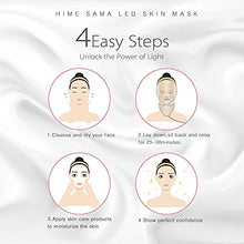 Load image into Gallery viewer, HIME SAMA Led Face Mask, Pro 7 Color Led Face Mask Skincare for Face and Neck, Facial Care Mask &amp; Optical Cosmetic Mask Portable for Home and Travel Use
