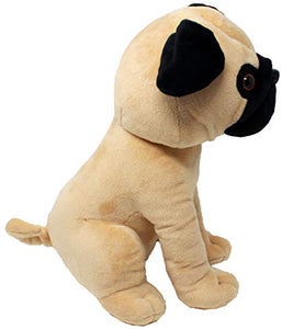 Shelter Pets Stuffed Animals: Ryan - 10" Tan Pug - Based on Real-Life Adopted Pets - Benefiting The Animal Shelters They were Adopted from - Dog Plush Gift for Kids