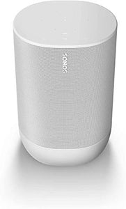 Sonos Move - Battery-Powered Smart Speaker, Wi-Fi And Bluetooth With Alexa Built-In - Lunar White