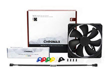 Load image into Gallery viewer, Noctua NF-A14 PWM chromax.Black.swap, Premium Quiet Fan, 4-Pin (140mm, Black)
