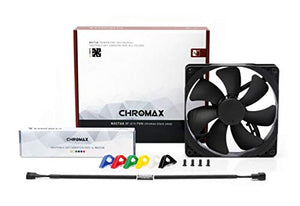 Noctua NF-A14 PWM chromax.Black.swap, Premium Quiet Fan, 4-Pin (140mm, Black)