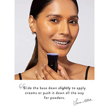 Load image into Gallery viewer, LAURA GELLER NEW YORK Retractable Black Kabuki Brush for Liquid, Cream and Powder Face Makeup With Aluminum Handle
