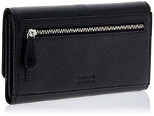 Load image into Gallery viewer, Timberland Leather RFID Flap Wallet Clutch Organizer, Black (Pebble)
