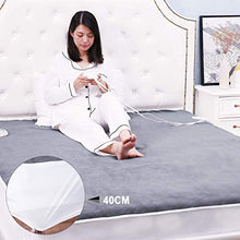 Load image into Gallery viewer, Heated Mattress Pad Underblanket Dual Controller for 2 Users Soft Flannel 10 Heating Levels &amp; 9 Timer Settings Fast Heating, Queen
