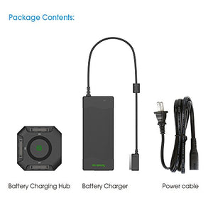 Smatree Battery Charger Compatible for Mavic Pro/Platinum, Mavic Pro Charge Hub with 80W Rapid Battery Power Adapter(Not Fit for DJI Mavic 2 Pro/2 Zoom/ Mavic Air 2)