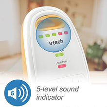 Load image into Gallery viewer, VTech DM111 Audio Baby Monitor with up to 1,000 ft of Range, 5-Level Sound Indicator, Digitized Transmission &amp; Belt Clip
