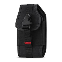 Load image into Gallery viewer, Krofel Pouch Cover Clip Side Holster for iPhone 11 Pro Max/Xs Max / 8+ Plus/Samsung Galaxy Note 10+ / Note9 / S10+/S9+/A20/A50 / LG Stylo 5/V50/G8 ThinQ/Google Pixel 4/3a/3 XL (Fits w Hard Case)
