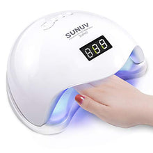 Load image into Gallery viewer, UV LED Nail Lamp, SUNUV UV LED Nail Polish Dryer Gel Machine for Manicure and Pedicure with Sensor and 4 Timers 36W SUN5
