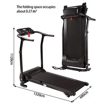 Load image into Gallery viewer, UNBRUVO Electric Folding Treadmill with Incline LCD Display, Fitness Motorized Running Jogging Machine 265 LBS Load-Bearing,Perfect for Home Exercise,Fast and Easy Assembly
