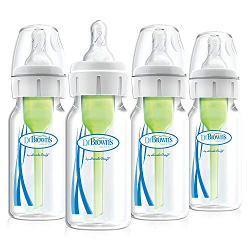 Dr. Brown's Options+ Baby Bottle, 4 Ounce (Pack of 4)