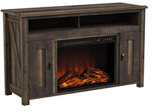 Load image into Gallery viewer, Ameriwood Home Farmington Electric Fireplace TV Console for TVs up to 50&quot;, Rustic
