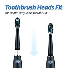 Load image into Gallery viewer, DENTAL DUTY Replacement Toothbrush Heads For Electronic Toothbrush - 4 Replaceable Electric Toothbrushes heads - For Dental Duty Sonic Toothbrush (Medium) - Nylon Bristles for Total Clean
