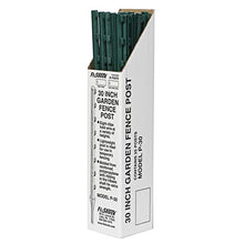 Load image into Gallery viewer, Fi-Shock P-30G Green Garden Post for Fence (25 Pack), 30"
