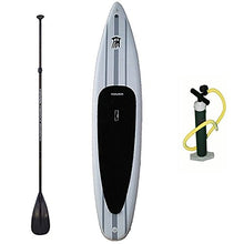 Load image into Gallery viewer, Tower Xplorer Inflatable 14' Stand Up Paddle Board - (8 Inches Thick) - Universal SUP Wide Stance - Premium SUP Bundle (Pump &amp; Adjustable Paddle Included) - Non-Slip Deck - Youth and Adult

