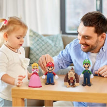 Load image into Gallery viewer, 5 inch Mario Figures Toy - Mario &amp; Luigi Figurines – Yoshi &amp; Mario Bros Action Figures Mario PVC Toy Figures （Pack of 6 ）
