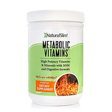 Load image into Gallery viewer, NaturalSlim Metabolic Vitamins - Combination of High Potency Multivitamins, Minerals, B Complex, Msm, &amp; Digestive Formula Supplements for Men &amp; Women - Energy &amp; Metabolism Support - 1 Pack
