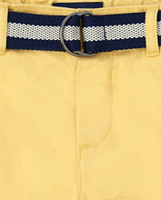 Load image into Gallery viewer, The Children's Place Baby and Toddler Boys Belted Chino Shorts, Banana Pudding, 12-18 Months
