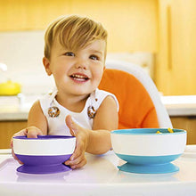 Load image into Gallery viewer, Munchkin Stay Put Suction Bowl,Purple, Green &amp; Blue 3 Pack
