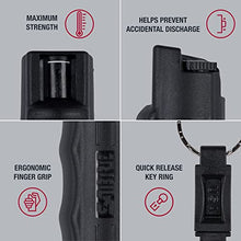 Load image into Gallery viewer, SABRE Pepper Spray Keychain with Quick Release for Easy Access – Max Police Strength OC Spray, Finger Grip for Accurate Aim, 10-Foot (3M) Range, 25 Bursts (5X Other Brands)
