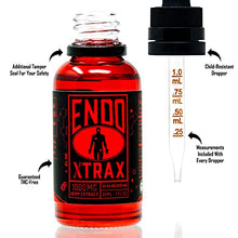 Load image into Gallery viewer, EndoXtrax Hemp Oil Extract 1000mg w/MCT Oil - Unflavored. for Pain Relief, Inflammation, Stress &amp; Mood Support. Zero THC - Pet Friendly. (33mg per Serving x 30 Servings)
