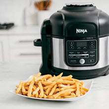 Load image into Gallery viewer, Ninja OS301 Foodi 10-in-1 Pressure Cooker and Air Fryer with Nesting Broil Rack, 6.5 Quart, Stainless Steel
