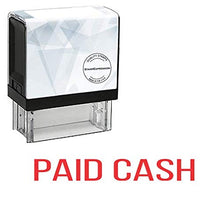Load image into Gallery viewer, StampExpression - Paid Cash Office Self Inking Rubber Stamp - Red Ink (A-5350)
