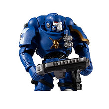 Load image into Gallery viewer, McFarlane Toys Warhammer 40,000 Ultramarines Reiver with Bolt Carbine &amp; Base 7" Action Figure
