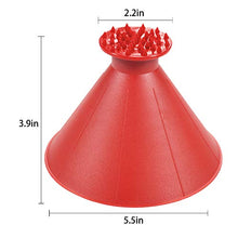 Load image into Gallery viewer, Round Ice Scraper Windshield Magic Cone-Shaped Funnel Car Windshield Snow Removal Tool (4colors-B)
