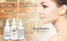 Load image into Gallery viewer, M3 Naturals Professional Facial Infused with Clinically Proven Fision Wrinkle Fix, Collagen, Stem Cell, and Vitamin C to Help Lift and Firm Face Under Eye Dark Circles Anti Aging Serum 1 fl oz
