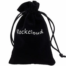 Load image into Gallery viewer, rockcloud Irregular Polished Purple Agate Palm Stones Worry Stones Pebble Healing Crystal with Velvet Bag
